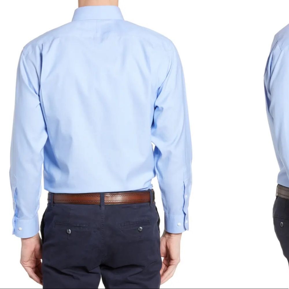 Nordstrom Traditional Fit Pinpoint Dress Shirt - Picture 4 of 11